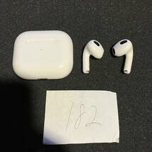 正規品 最安 送料無料 Apple Airpods エアーポッツ エアポッツ 第3世代/A2564・A2565・A2566/ワイヤレスイヤホン 管理182_画像1