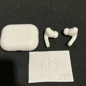 正規品 最安 美品 送料無料 動作確認済み Apple 純正 AirPods Pro 第2世代 MQD83J/A A2698/A2699/A2700 ワイヤレスイヤホン 管理189