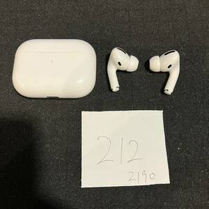 正規品 最安 美品 送料無料 動作確認済み Apple 純正 Air Pods Pro A2083 A2084 A2190 アップル エアーポッズ プロ 本体 MWP22J/A 管理212