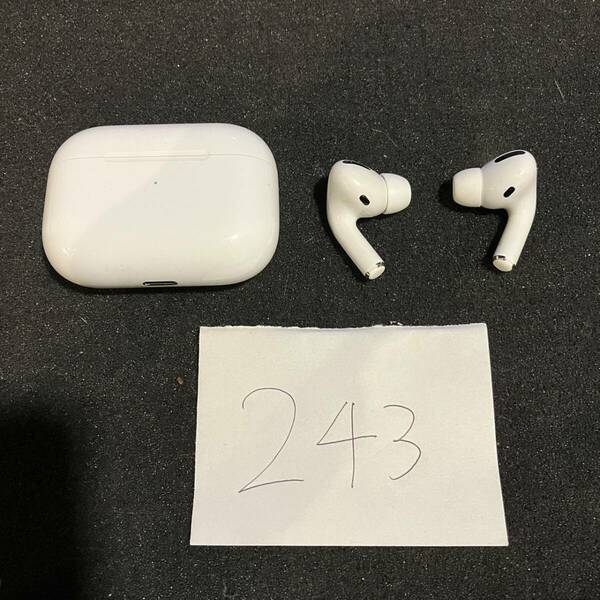 正規品 最安 美品 送料無料 動作確認済み Apple 純正 Air Pods Pro A2083 A2084 A2190 アップル エアーポッズ プロ 本体 MWP22J/A 管理243