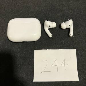 正規品 最安 美品 送料無料 動作確認済み Apple 純正 Air Pods Pro A2083 A2084 A2190 アップル エアーポッズ プロ 本体 MWP22J/A 管理244