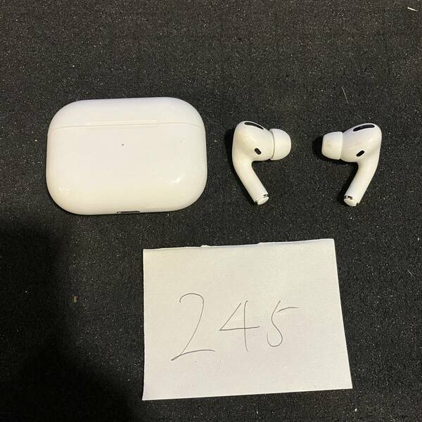 正規品 最安 美品 送料無料 動作確認済み Apple 純正 Air Pods Pro A2083 A2084 A2190 アップル エアーポッズ プロ 本体 MWP22J/A 管理245