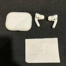 正規品 最安 美品 送料無料 動作確認済み Apple 純正 Air Pods Pro A2083 A2084 A2190 アップル エアーポッズ プロ 本体 MWP22J/A 管理246_画像1