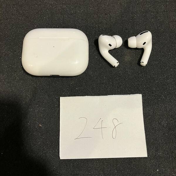 正規品 最安 美品 送料無料 動作確認済み Apple 純正 Air Pods Pro A2083 A2084 A2190 アップル エアーポッズ プロ 本体 MWP22J/A 管理248