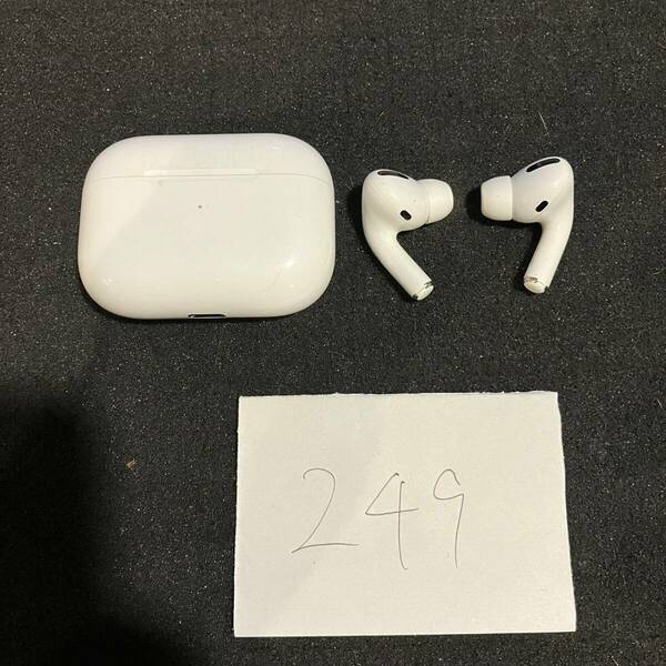 正規品 最安 美品 送料無料 動作確認済み Apple 純正 Air Pods Pro A2083 A2084 A2190 アップル エアーポッズ プロ 本体 MWP22J/A 管理249