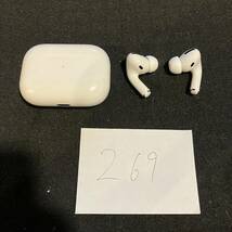 正規品 最安 美品 送料無料 動作確認済み Apple 純正 Air Pods Pro A2083 A2084 A2190 アップル エアーポッズ プロ 本体 MWP22J/A 管理269_画像1