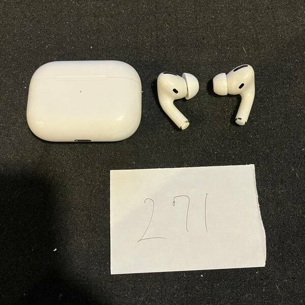 正規品 最安 美品 送料無料 動作確認済み Apple 純正 Air Pods Pro A2083 A2084 A2190 アップル エアーポッズ プロ 本体 MWP22J/A 管理271