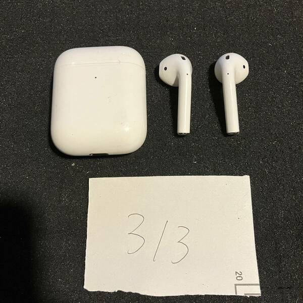 送料無料 最安 動作確認済み Apple AirPods A1938 A2031 A2032 第2世代 アップル ワイヤレスイヤホン 管理313