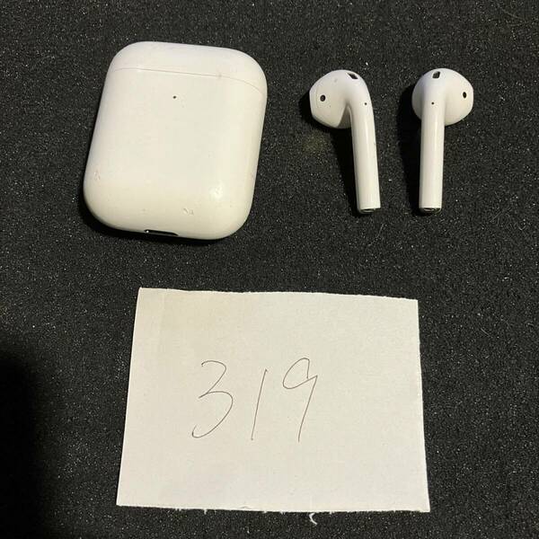 送料無料 最安 動作確認済み Apple AirPods A1938 A2031 A2032 第2世代 アップル ワイヤレスイヤホン 管理319