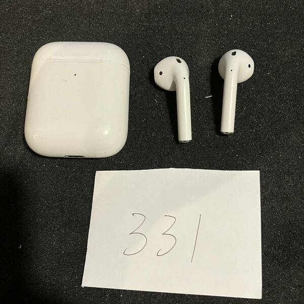 送料無料 最安 動作確認済み Apple AirPods A1938 A2031 A2032 第2世代 アップル ワイヤレスイヤホン 管理331