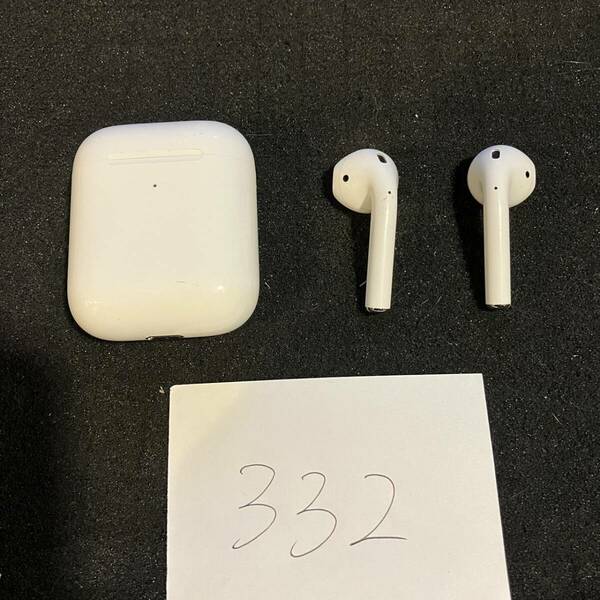 送料無料 最安 動作確認済み Apple AirPods A1938 A2031 A2032 第2世代 アップル ワイヤレスイヤホン 管理332