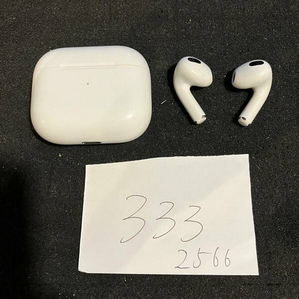 正規品 最安 美品 送料無料 Apple Airpods エアーポッツ エアポッツ 第3世代/A2564・A2565・A2566/ワイヤレスイヤホン 管理