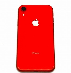 稼働品□ iPhone XR コーラル 64GB SIMロック解除済み NT0A2J/A バッテリー最大容量83％ ネットワーク利用制限〇 中古品 □