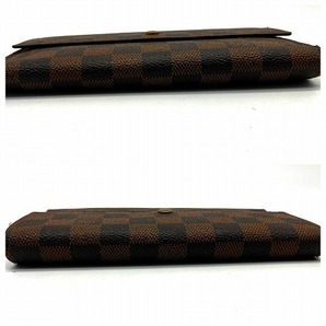 □ 【LOUIS VUITTON ルイ・ヴィトン】ポルトトレゾール M61215 財布 ダミエ 袋付き 中古品 □の画像7