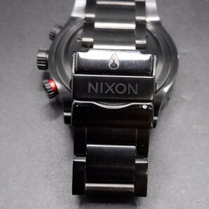 ★NIXON/ニクソン THE48-20 メンズ腕時計 クロノグラフ 動作未確認 ブラック 0330NAの画像4