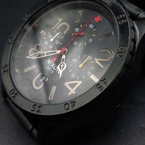 ★NIXON/ニクソン THE48-20 メンズ腕時計 クロノグラフ 動作未確認 ブラック 0330NAの画像3
