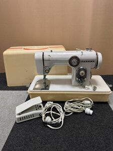 ★ JANOME ジャノメ MODEL 672 ミシン ハンドクラフト 手工芸 フットペダル付き 通電確認済み ジャンク出品 0405MN