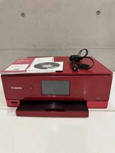 * Canon Canon PIXUS TS8430 ink-jet printer red electrification has confirmed secondhand goods 0406T