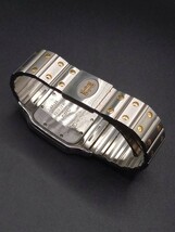 ★Cartier/カルティエ　サントスガルベ　クォーツ　メンズ腕時計　電池交換済み　k18YG　リューズ訳アリ　187901　0407OG_画像6