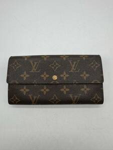 ★ LOUIS VUITTON / ルイヴィトン ポルトフォイユ サラ モノグラム MB1025 長財布 イニシャル入り ブランド 中古品 0426SA