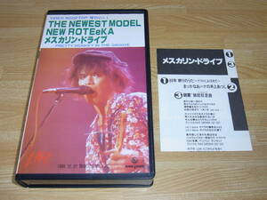 Z 即決! 美品 THE NEWEST MODEL/ニューロティカ/MESCALINE DRIVE Loft PRESENTS VIDEO ROOFTOP 増刊Vol.1 PRETTY MONKEY IN THE GROOVE VHS