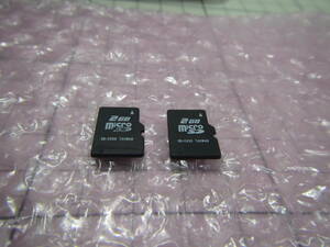 T02G02 **TOSHIBA Toshiba SA02G micro SD card microSD 2G (2 sheets ) SD-C02G **