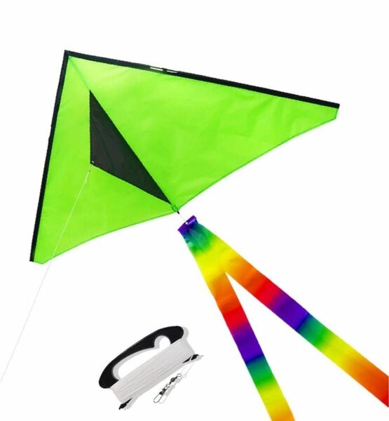 emma kites 1.5M 三角凧 7色オプション 100M凧糸とハンドル付