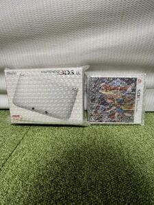 【動作品】任天堂 ニンテンドー3DSLL 本体 ホワイト ソフトセット