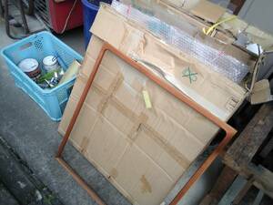  receipt limitation (pick up)! old / fittings / reform / old Japanese-style house reproduction / glass door / door / door / window / old tool / door / search )./ shoji / field interval 