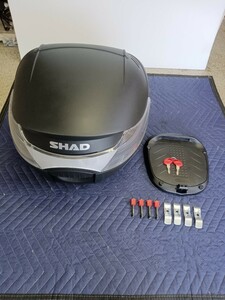 SHAD SH33 less painting black top case rear box PCX