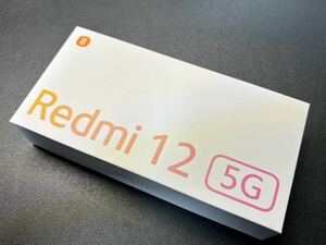 【新品未使用】Xiaomi Redmi 12 5G XIG03 ミッドナイトブラック XIG03SKA UQモバイル版 SIMフリー 残債なし ストレージ128GB 