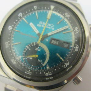 S【4-18】▼10【稼働品】SEIKO アンティーク 自動巻き時計 セイコー5スポーツ SEIKO5SPORTS 6139-7060 純正バンド / 要OH・部品の画像3