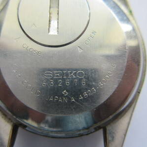 S【5-3】▼4 SEIKO セイコークォーツ時計 KING QUARTZ キングクオーツ 4823-8000-G デイデイト 電池切れ / 要OH・部品の画像8