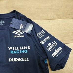 2022 ウィリアムズ レーシングF1 チーム支給品 Tシャツ Sサイズ 日本Mサイズ相当 新品 非売品 アルボン ラティフィ UMBRO 日本GPの画像2