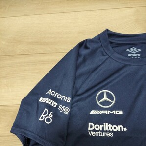 2022 ウィリアムズ レーシングF1 チーム支給品 Tシャツ Sサイズ 日本Mサイズ相当 新品 非売品 アルボン ラティフィ UMBRO 日本GPの画像3