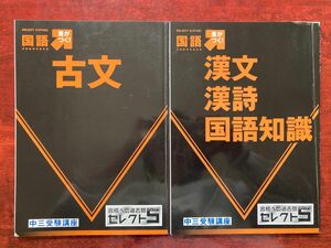 進研ゼミ中学講座　セレクト５　中３　高校受験　国語2冊セット