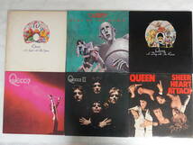 0763QUEENクィーン レコードLP6枚 EP5枚セット Queen II/Sheer Heart Attack/A Night at the Opera他 LP1stから6枚目まで揃い_画像2