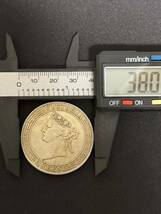 硬貨 古銭 コイン イギリス 銀貨 100ソル 貨幣 ペルー アンティーク エドワード7世_画像3