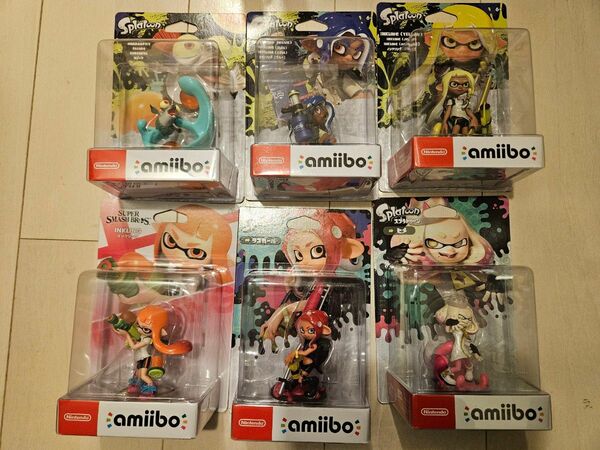 amiibo スプラトゥーン 6種類