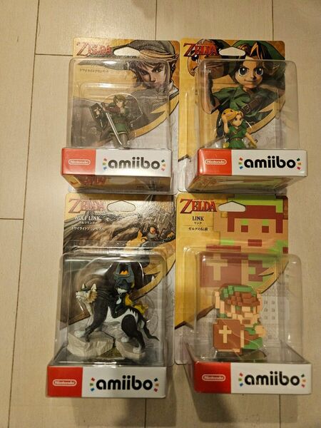 ゼルダの伝説 amiibo セット 4種類