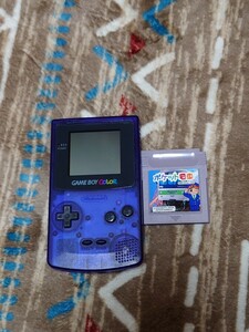 ゲームボーイカラー 本体 ミッドナイトブルー ポケット電車