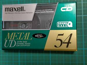 正規品 日本 マクセル カセットテープ maxell METAL UD 54 分 新品 メタル メタルポジション POSITION TYPEⅣ M-UD54 JAPAN cassette tape