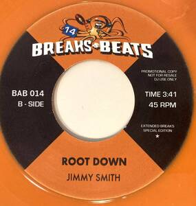 7inch★『Jimmy Smith-Root Down / James Brown-Funky Drummer 』★Beastie Boys ネタ★Jazz Funk, Hip-Hop, Break Beats★45 EP