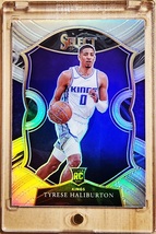 RC 2020 -21 Panini Select Prizm Silver TYRESE HALIBURTON / タイリース ハリバートン Refractor Holo_画像1