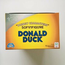 【新品未開封】614 ドナルドダック ディズニー キャラクターズ ソフビ フィギュア 100周年 ver. DONALD DUCK Disney Figure_画像2