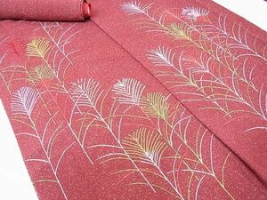 [ Sakura flower ] visit wear cloth .. cloth put on shaku . pine leaf writing silk #242