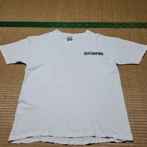 90s USA製 Trans World Skateboarding mag Tシャツ サイズL スケートボード ヴィンテージ トランスワールド 