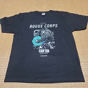 コナミ 魂斗羅 Tシャツ サイズL Contra Rogue corps 