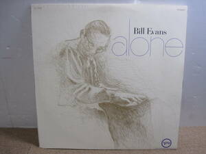 ●LP レコード●BILL EVANS ビル・エヴァンス / ALONE アローン　U.S.A.　ジャズ ピアノ　JAZZ●