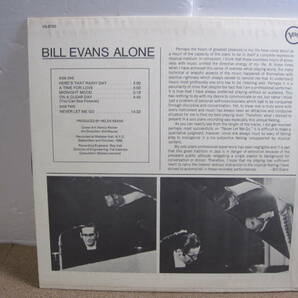 ●LP レコード●BILL EVANS ビル・エヴァンス / ALONE アローン U.S.A. ジャズ ピアノ JAZZ●の画像2
